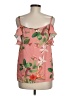 Express 100% Polyester Pink Sleeveless Blouse Size M (estimated) - photo 2