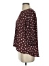 Papermoon 100% Polyester Burgundy 3/4 Sleeve Blouse Size S - photo 5