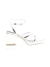 Forever 21 White Silver Sandals Size 6 - photo 1