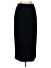Ingenuity 100% Polyester Solid Black Formal Skirt Size 12 - photo 1