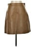 Zara Basic Tan Faux Leather Skirt Size S - photo 1