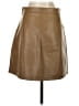Zara Basic Tan Faux Leather Skirt Size S - photo 2