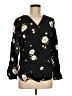 Brina & Em 100% Rayon Black Long Sleeve Blouse Size M - photo 1