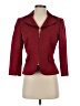 Tahari by ASL Chevron-herringbone Red Blazer Size 4 - photo 1