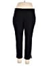 JM Collection Solid Black Active Pants Size 18 - photo 1