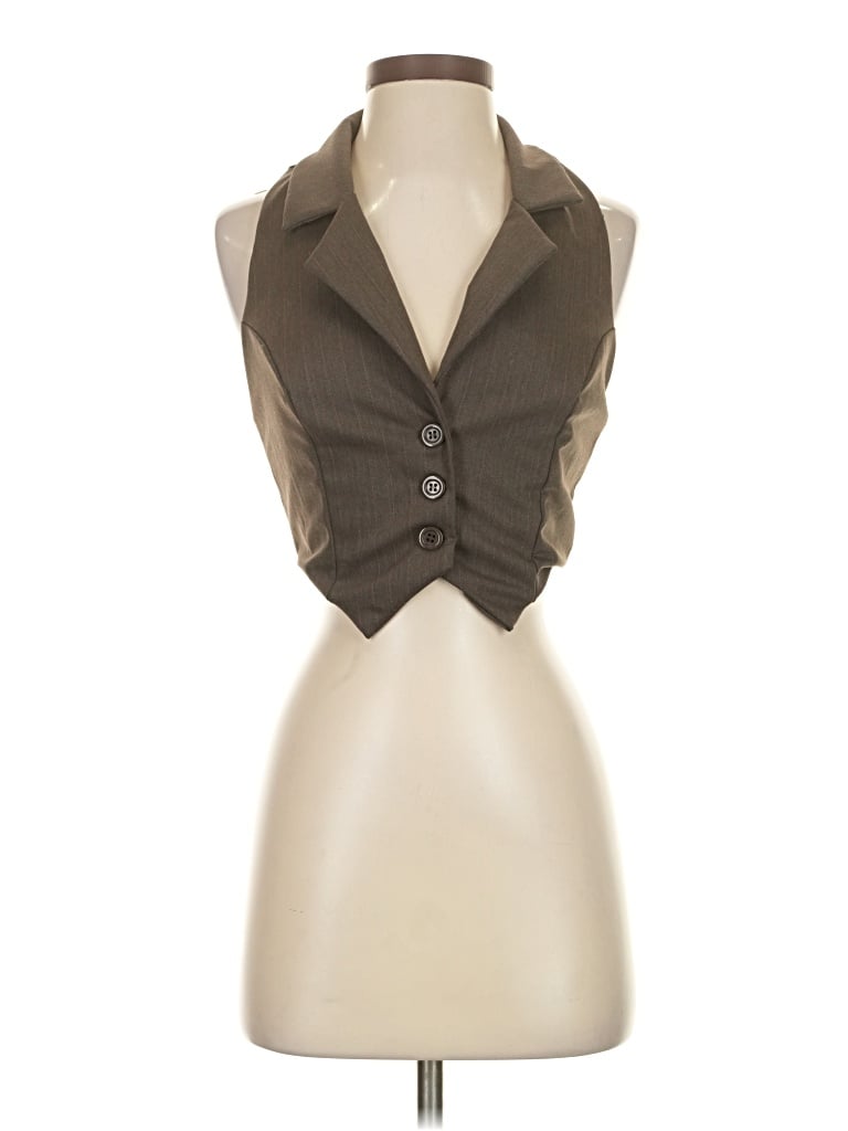 Pre-owned Urban Renewal Vest In Brown