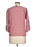 Papermoon 100% Rayon Polka Dots Pink 3/4 Sleeve Blouse Size L - photo 2