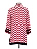 TINA Stephens 100% Rayon Red 3/4 Sleeve Blouse Size XS - photo 2