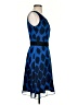 The Limited 100% Polyester Graphic Blue Cocktail Dress Size 4 - photo 4