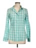 J.Crew 100% Cotton Checkered-gingham Green Long Sleeve Button-Down Shirt Size 10 - photo 1