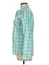 J.Crew 100% Cotton Checkered-gingham Green Long Sleeve Button-Down Shirt Size 10 - photo 5