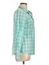J.Crew 100% Cotton Checkered-gingham Green Long Sleeve Button-Down Shirt Size 10 - photo 4