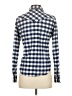 cruel 100% Cotton Plaid Blue Long Sleeve Button-Down Shirt Size S - photo 2