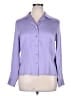 Doncaster Collection Purple Silk Blazer Size 16 - photo 1