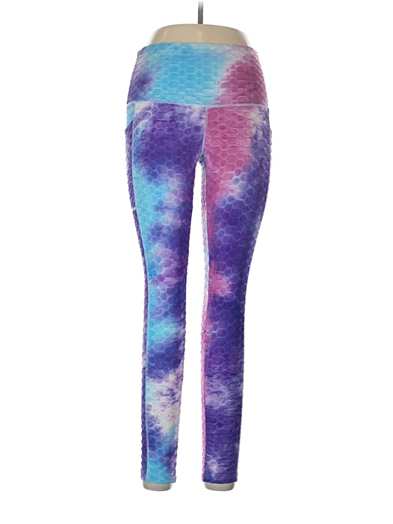Pre-owned Assorted Brands Yoga Pants In Purple