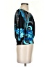 Express Blue 3/4 Sleeve Top Size S - photo 4