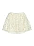 Holiday Time 100% Polyester Stars Ivory Skirt Size 7 - 8 - photo 1