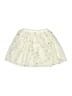 Holiday Time 100% Polyester Stars Ivory Skirt Size 7 - 8 - photo 2