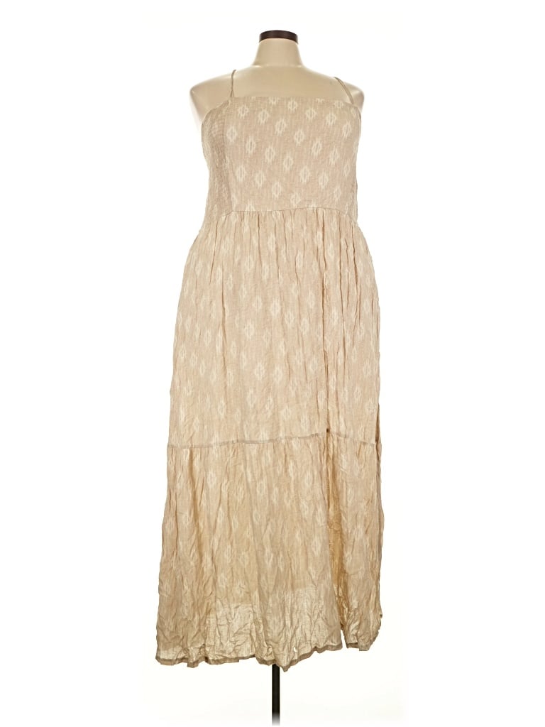 Pre-owned Universal Thread Casual Dress In Brown