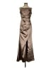Birdy Grey 100% Polyester Metallic Brown Cocktail Dress Size S - photo 1