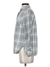 Old Navy 100% Cotton Plaid Gray Long Sleeve Button-Down Shirt Size XS - photo 5