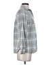 Old Navy 100% Cotton Plaid Gray Long Sleeve Button-Down Shirt Size XS - photo 4