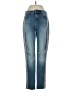 Aqua Stripes Blue Jeans Size 25 waist - photo 1