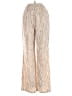Happily Grey Animal Print Ivory Linen Pants Size S - photo 2