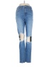 Levi's Color Block Blue Jeans Size 27 waist - photo 1