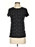 Athleta 100% Cotton Paisley Black Active T-Shirt Size XS - photo 1