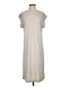prologue Solid Gray Casual Dress Size XS - photo 1
