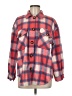 Six Fifty 100% Polyester Plaid Red Fleece Size M - photo 1
