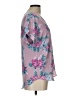 Hippie Rose 100% Polyester Pink Short Sleeve Blouse Size L - photo 4