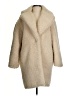 Banana Republic 100% Polyester Ivory Coat Size S - photo 1