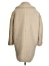 Banana Republic 100% Polyester Ivory Coat Size S - photo 2