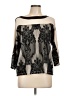 Chico's Black 3/4 Sleeve Top Size Lg (2) - photo 1