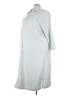 Ingrid + Isabel Gray 3/4 Sleeve Button-Down Shirt Size 4X - photo 1