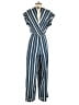 Monteau Stripes Blue Jumpsuit Size M - photo 2