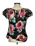 Leifsdottir Black Pink Short Sleeve Blouse Size 0 - photo 2