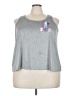 Joyspun Gray Sleeveless T-Shirt Size 3X - photo 1