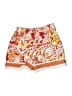 Shein Paisley Orange Shorts Size L - photo 1