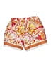 Shein Paisley Orange Shorts Size L - photo 2