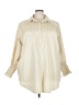 Unbranded 100% Polyester Ivory Tan 3/4 Sleeve Blouse Size 5X - photo 1