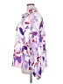 Shein Curve Print Purple 3/4 Sleeve Blouse Size 2X - photo 5