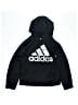 Adidas 100% Polyester Black Pullover Hoodie Size 8 - photo 1