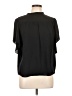 Ann Taylor Black Short Sleeve Blouse Size L - photo 1
