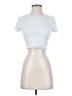 Faded Rose Silver Short Sleeve Turtleneck Size S - photo 1