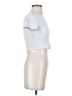 Faded Rose Silver Short Sleeve Turtleneck Size S - photo 4