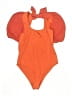 Desigual Orange Bodysuit Size M - photo 1