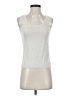Kasper Silver Sleeveless Top Size 4 - photo 1